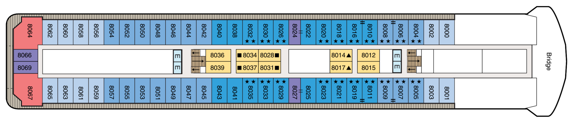 Deck 8 plan